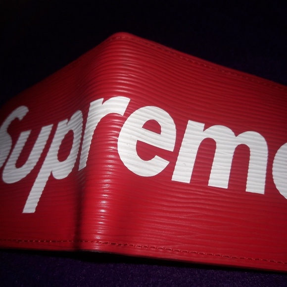 supreme x lv wallet